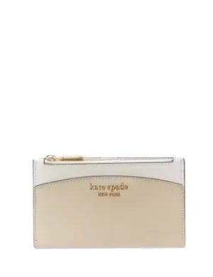 Kate Spade New York Morgan Colorblocked Small Slim Bifold Wallet