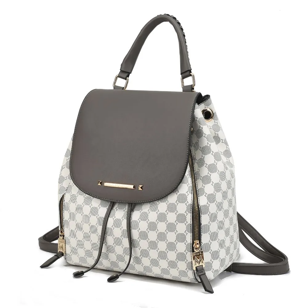 Kimberly Circular Print Backpack