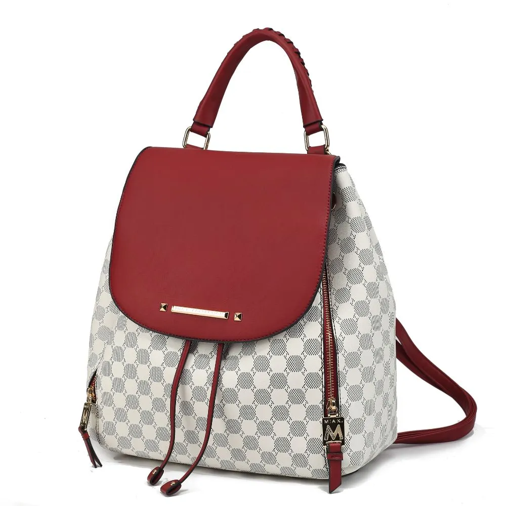 Kimberly Circular Print Backpack