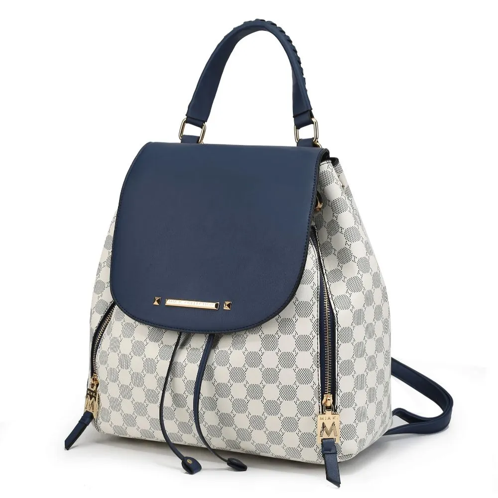 Kimberly Circular Print Backpack