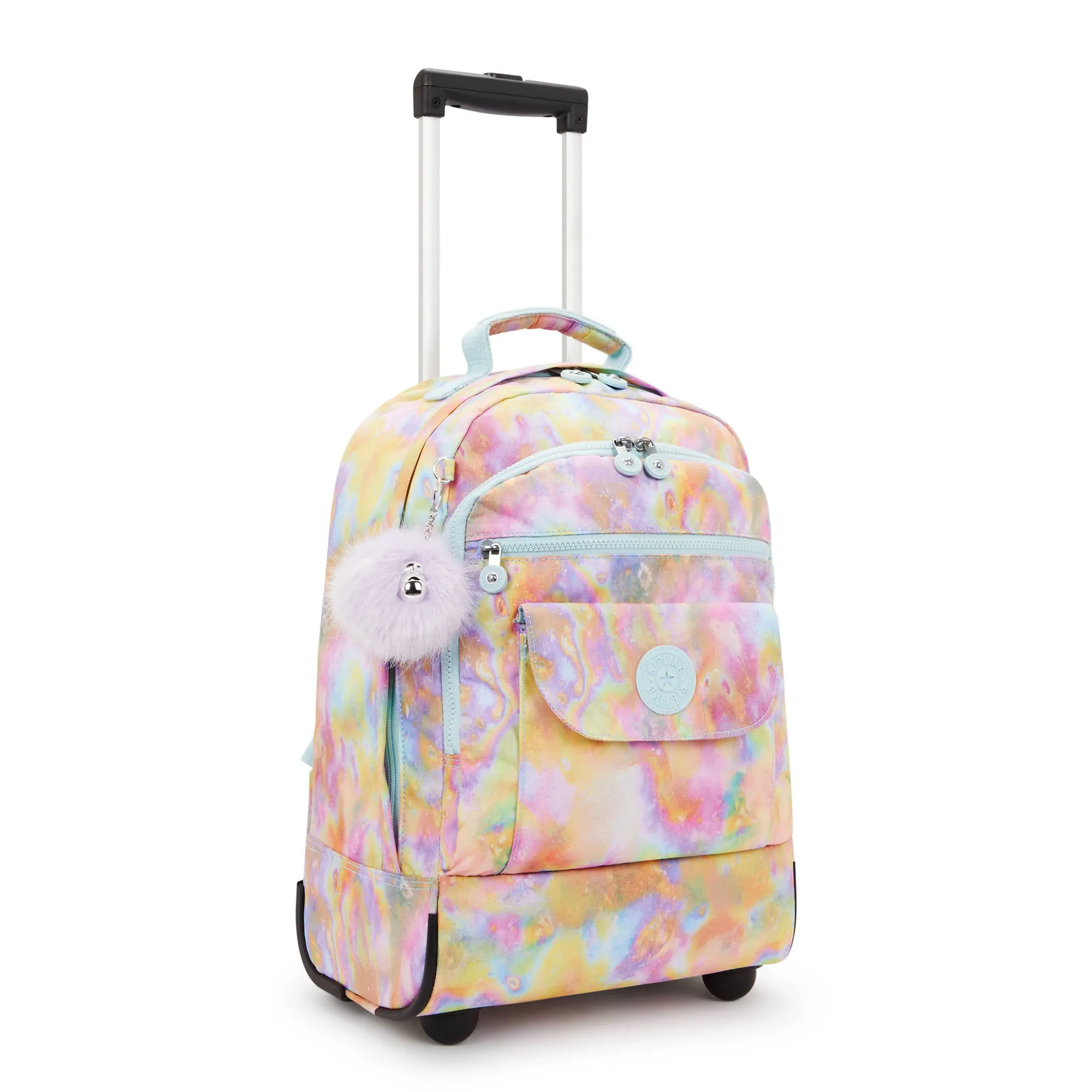 Kipling Sanaa Large Printed Rolling Backpack