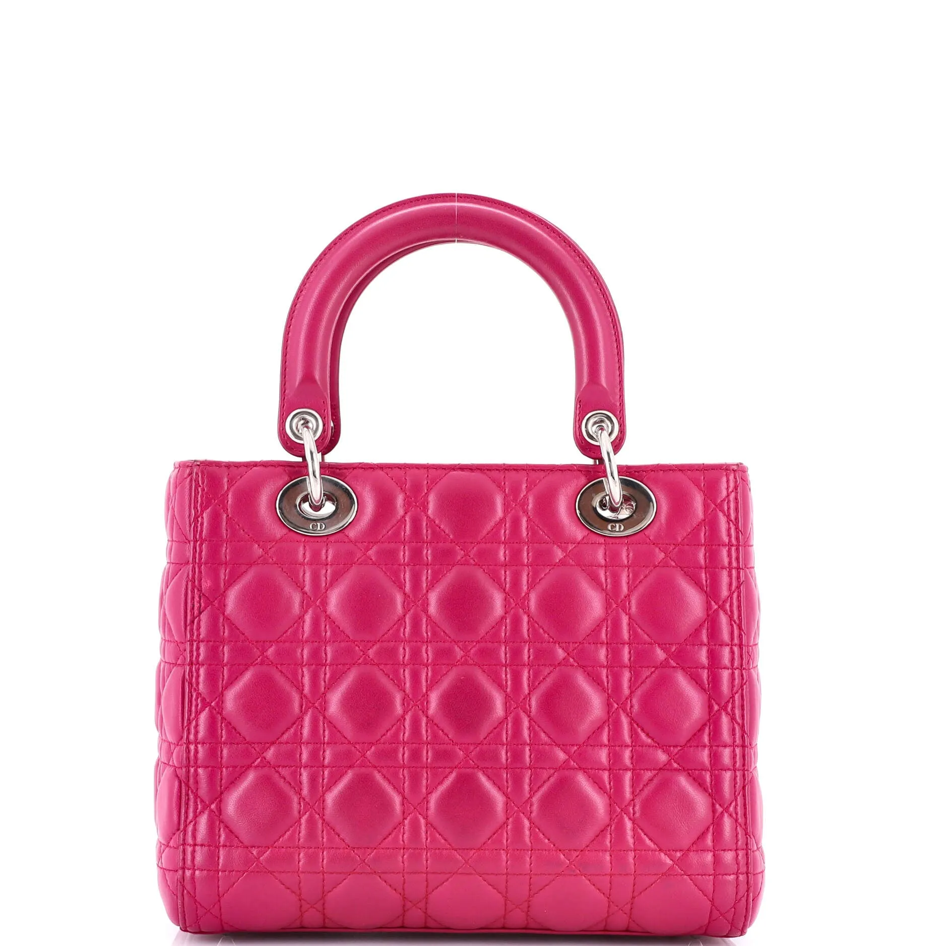 Lady Dior Bag Cannage Quilt Lambskin Medium
