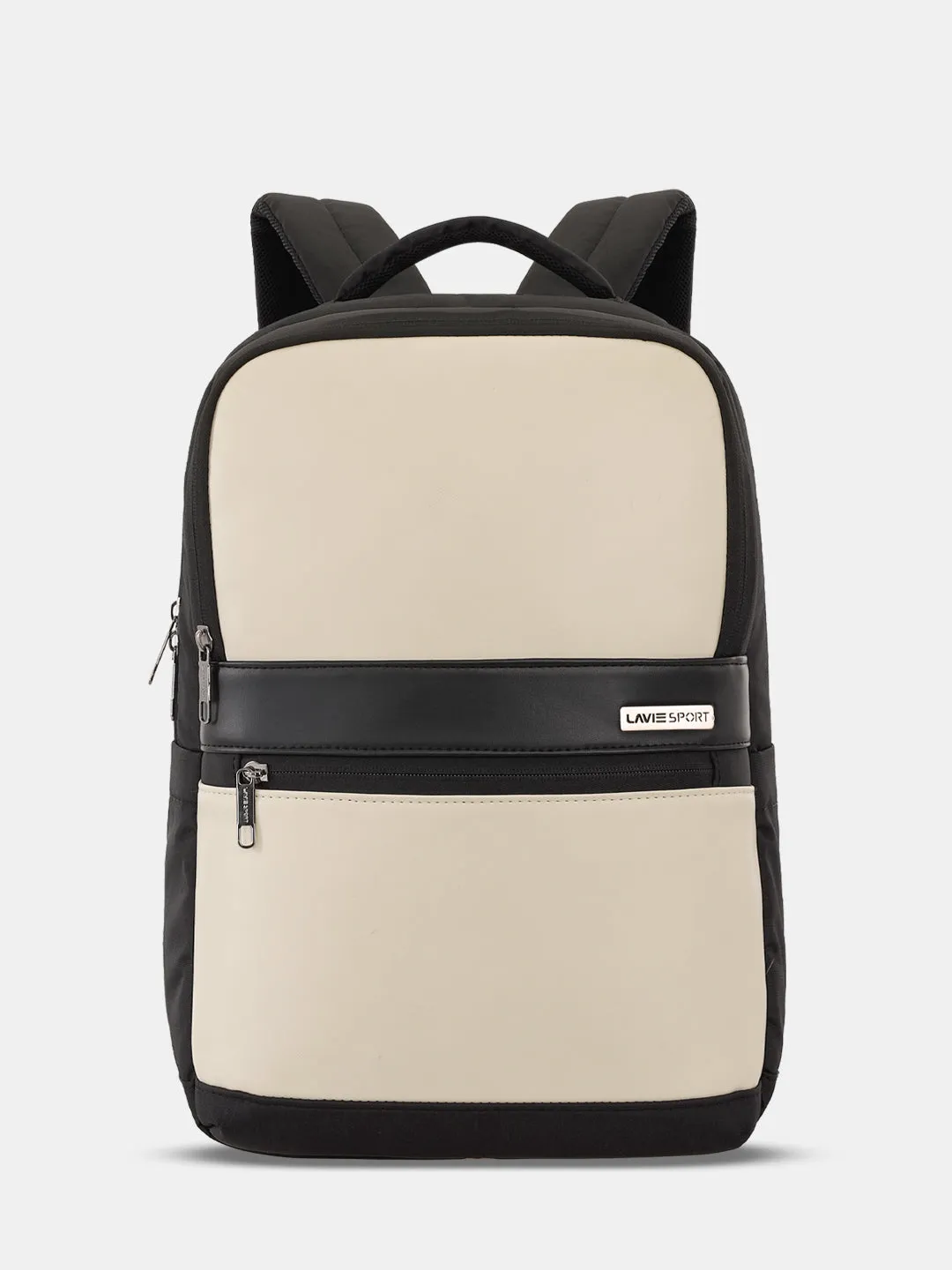 Lavie Sport Armour 24L Laptop Backpack with Trolley sleeve For Men & Women Black/Choco