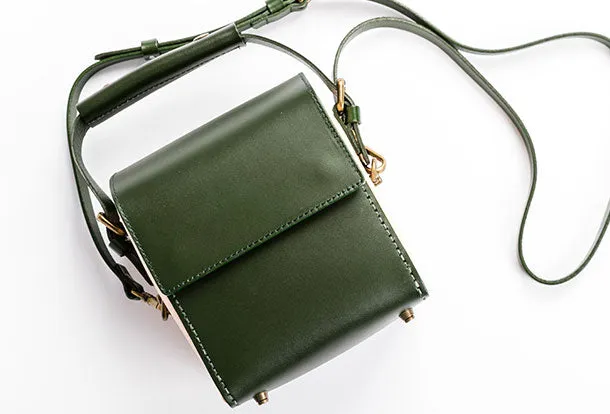Leather Unique Handbag Box Bag Shoulder Bag Purse For Women