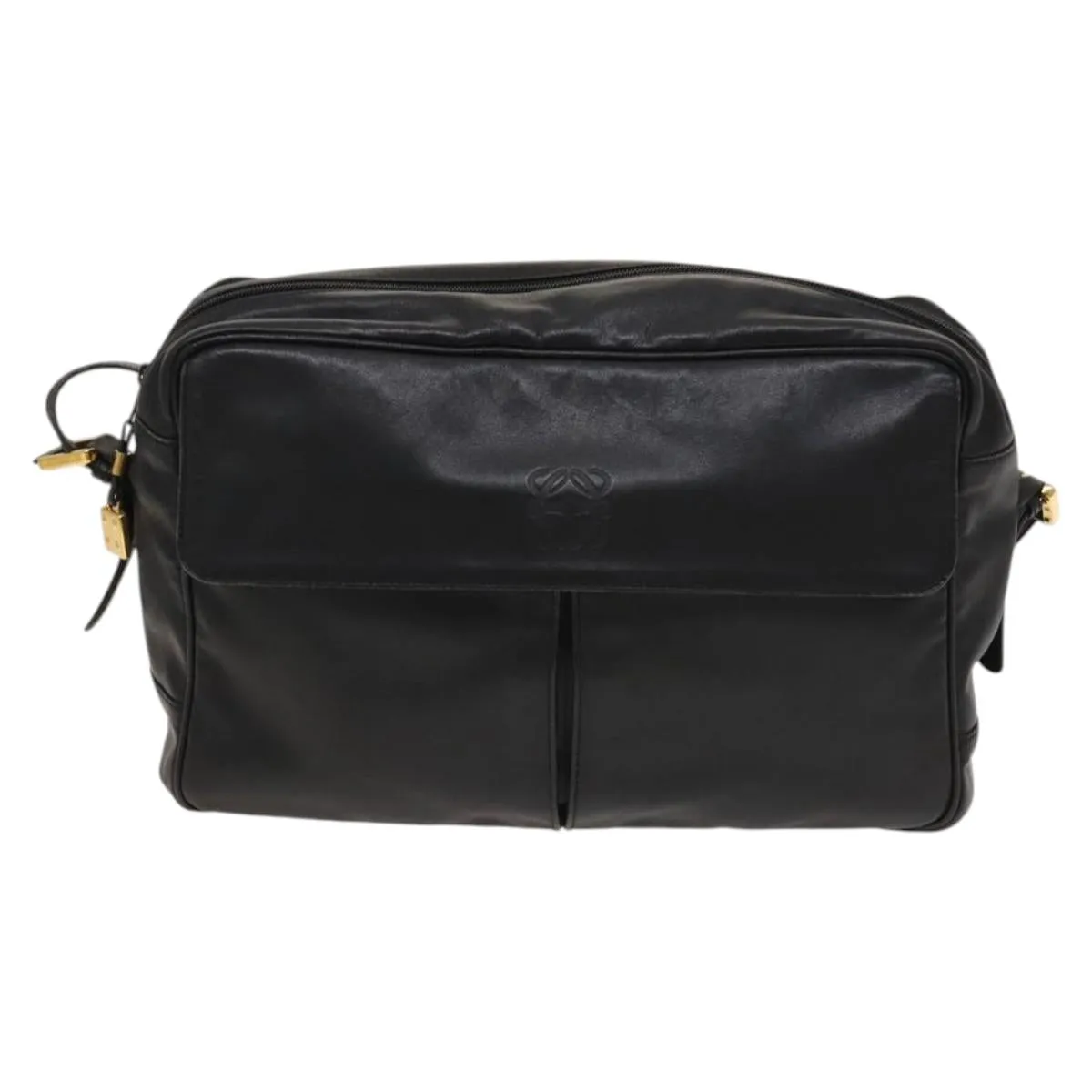 Loewe Anagram Leather Shoulder Bag (Pre-Owned)