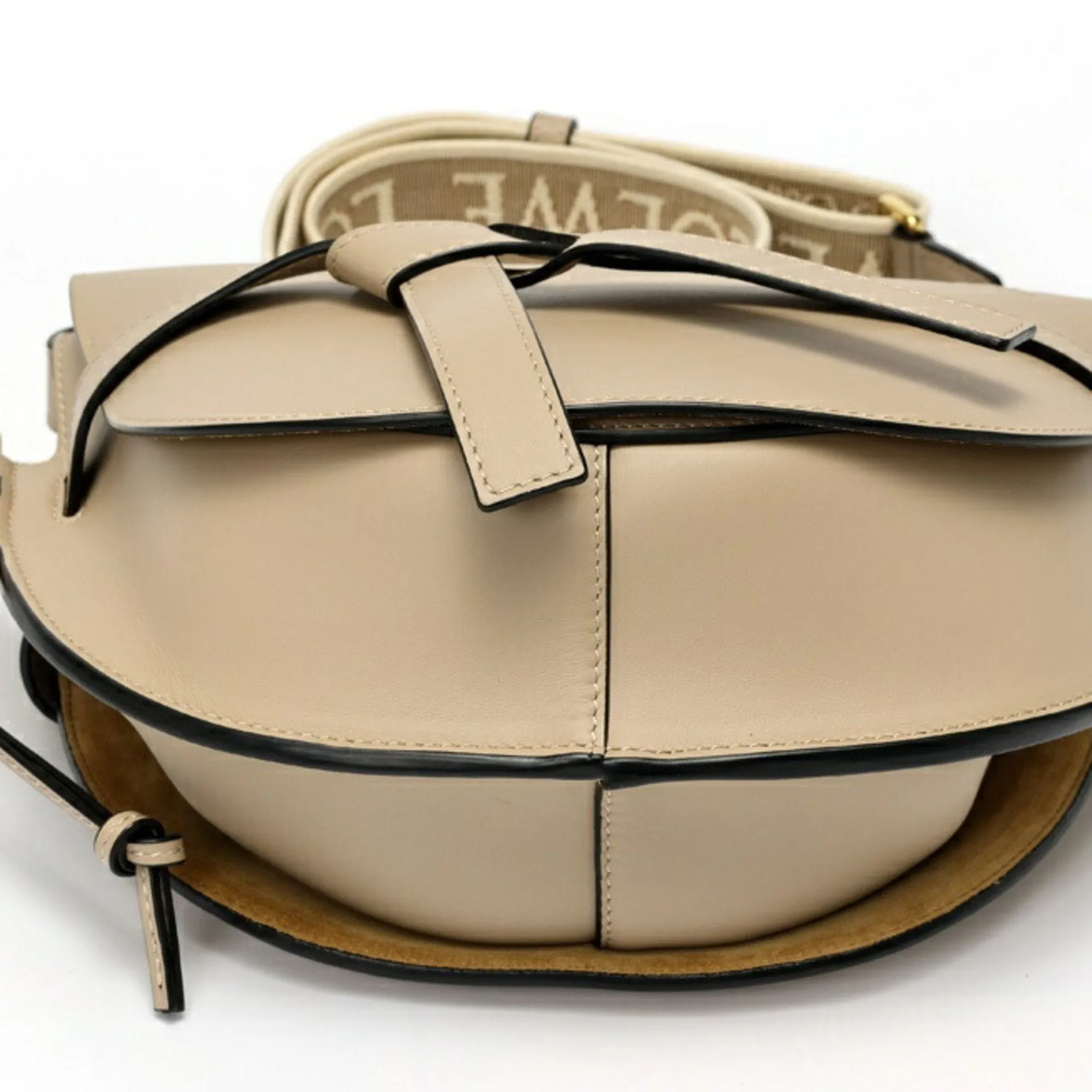 Loewe Jacquard Leather Shoulder Bag (Pre-Owned)