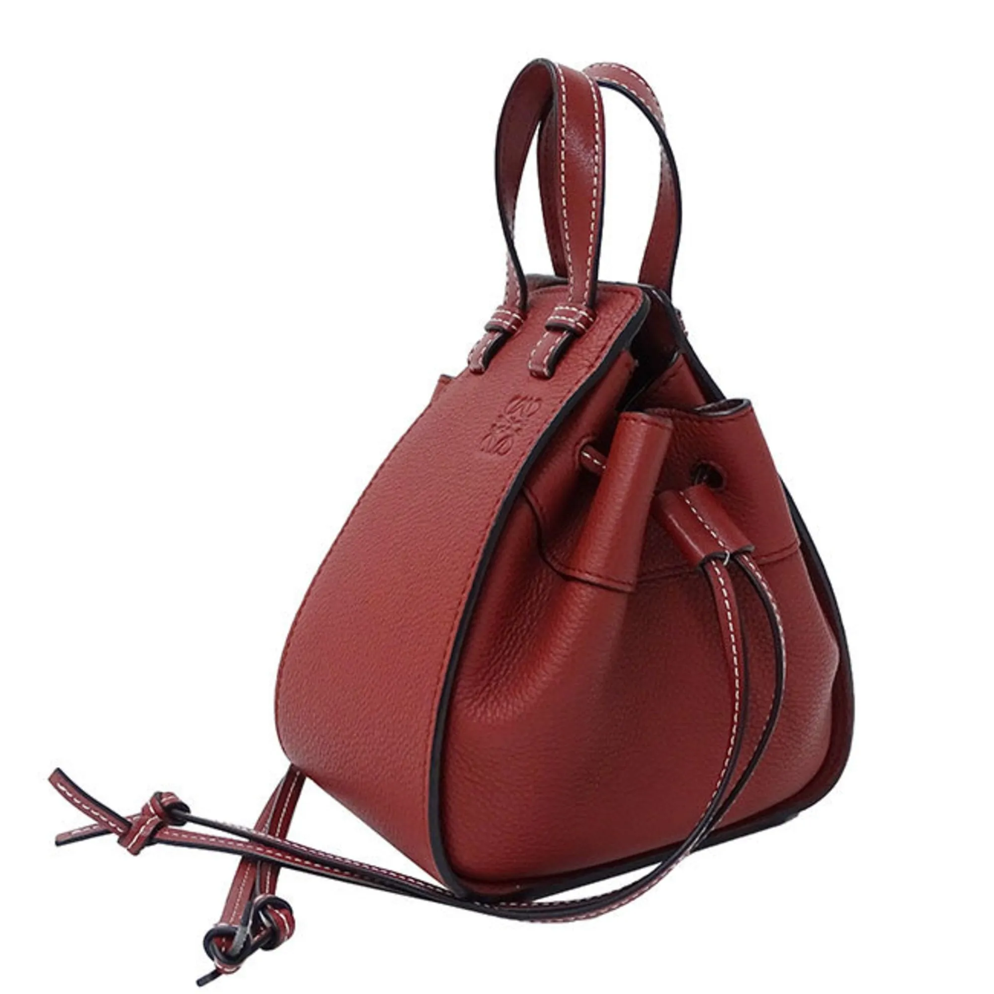 Loewe Leather Handbag Shoulder Bag (Pre-Owned)