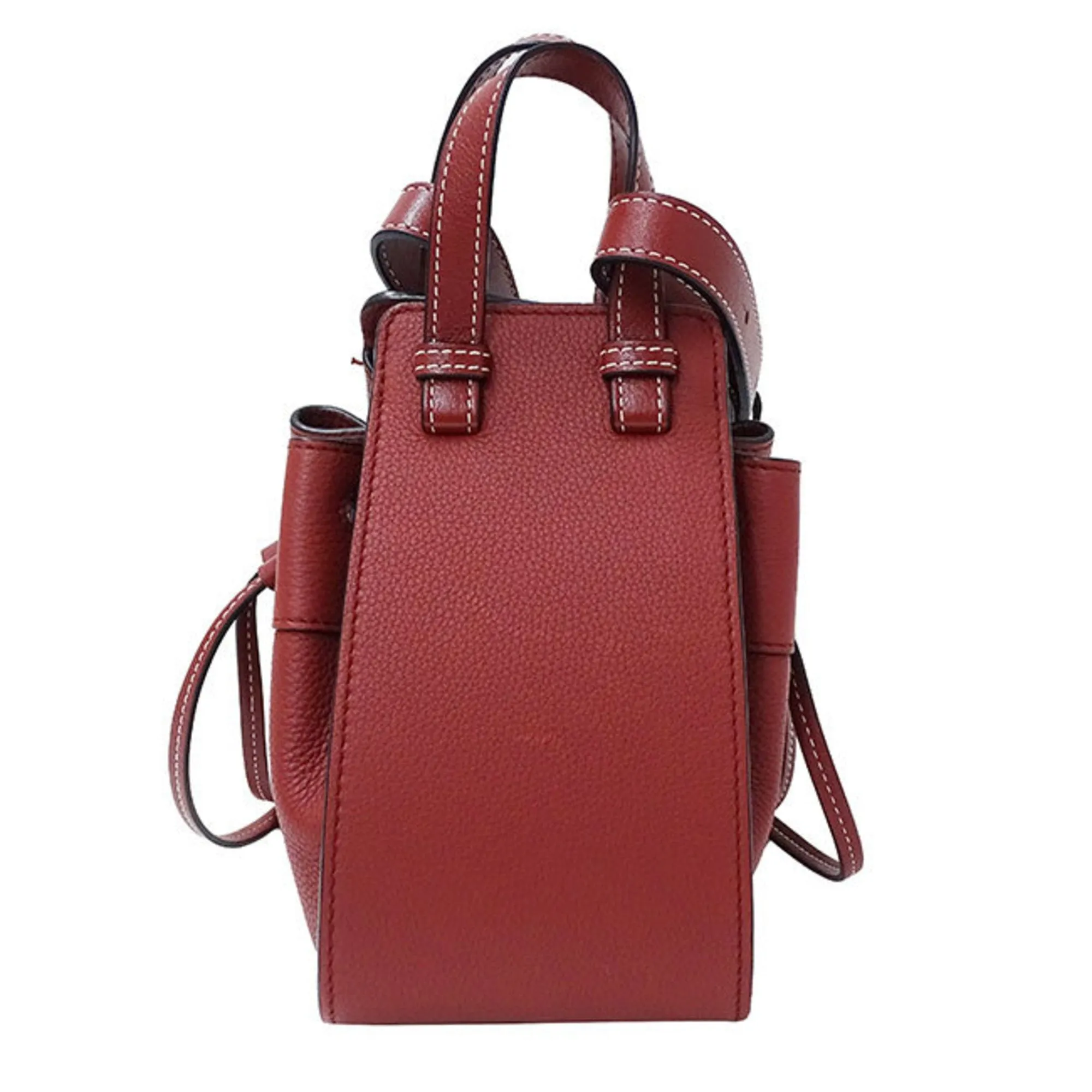 Loewe Leather Handbag Shoulder Bag (Pre-Owned)