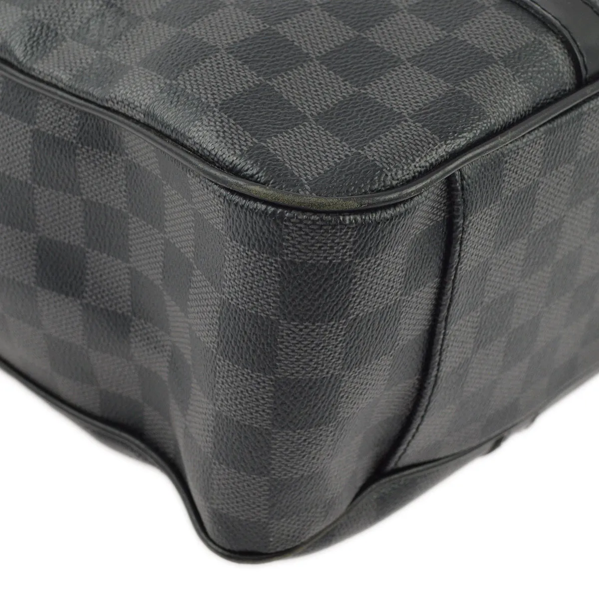 Louis Vuitton 2010 Damier Graphite Tadao 2way Tote Shoulder HandBag N51192