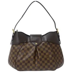 LOUIS VUITTON Bag Damier Women's Shoulder Sistina MM N41541 Brown