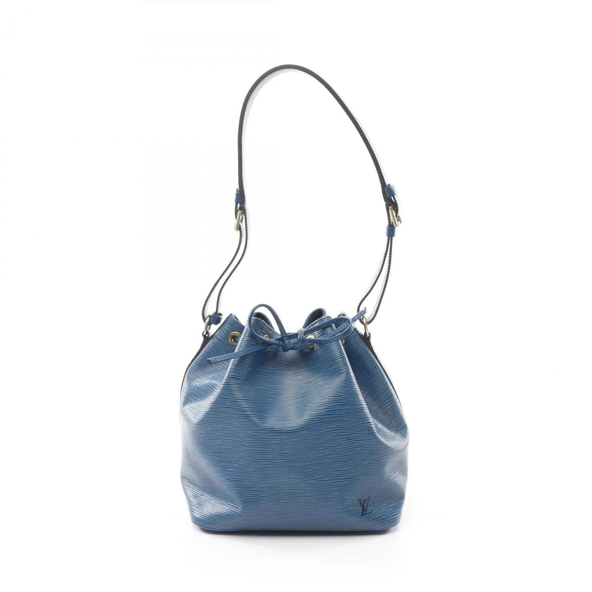 Louis Vuitton blue Toledo blue Leather Shoulder Bag (Pre-Owned)