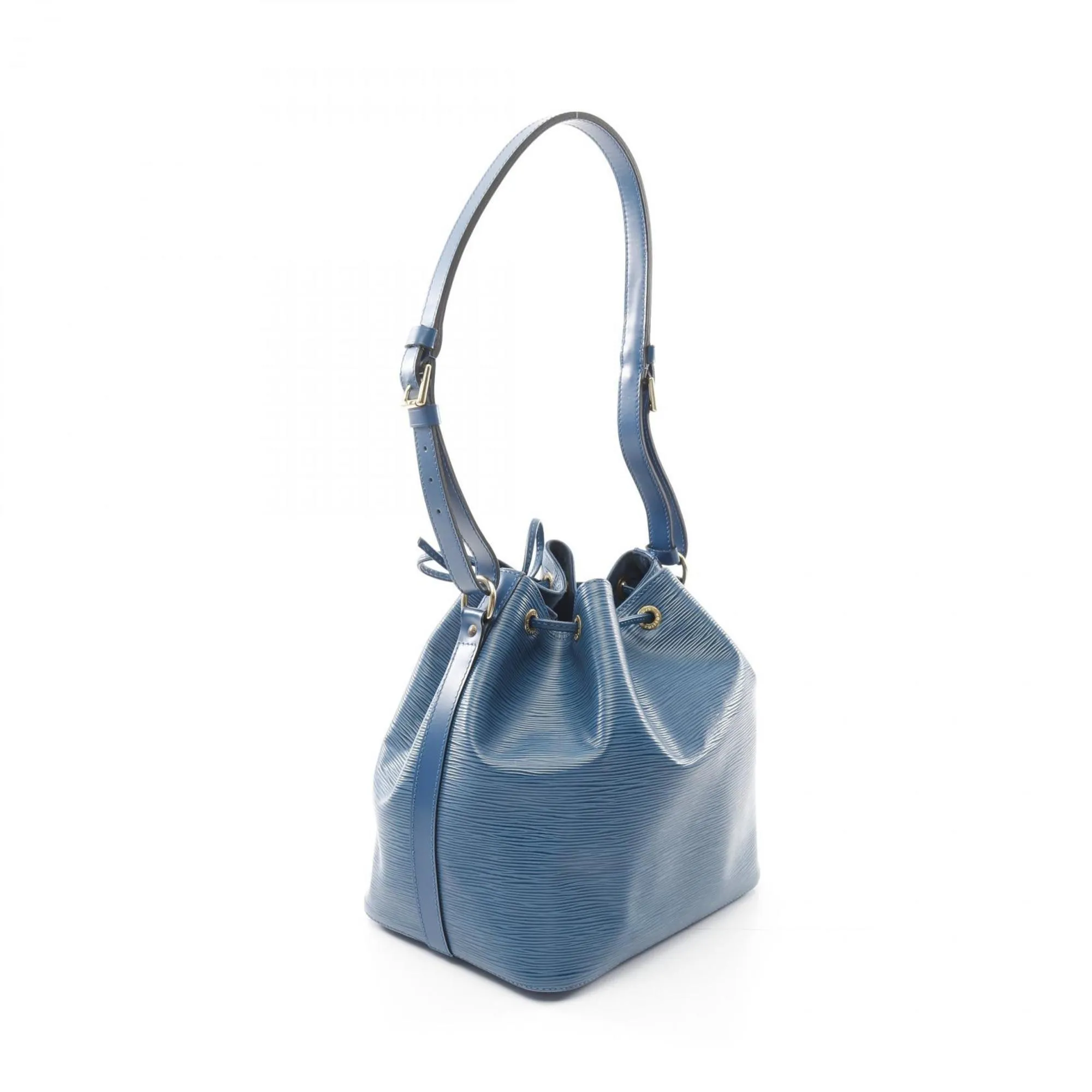 Louis Vuitton blue Toledo blue Leather Shoulder Bag (Pre-Owned)