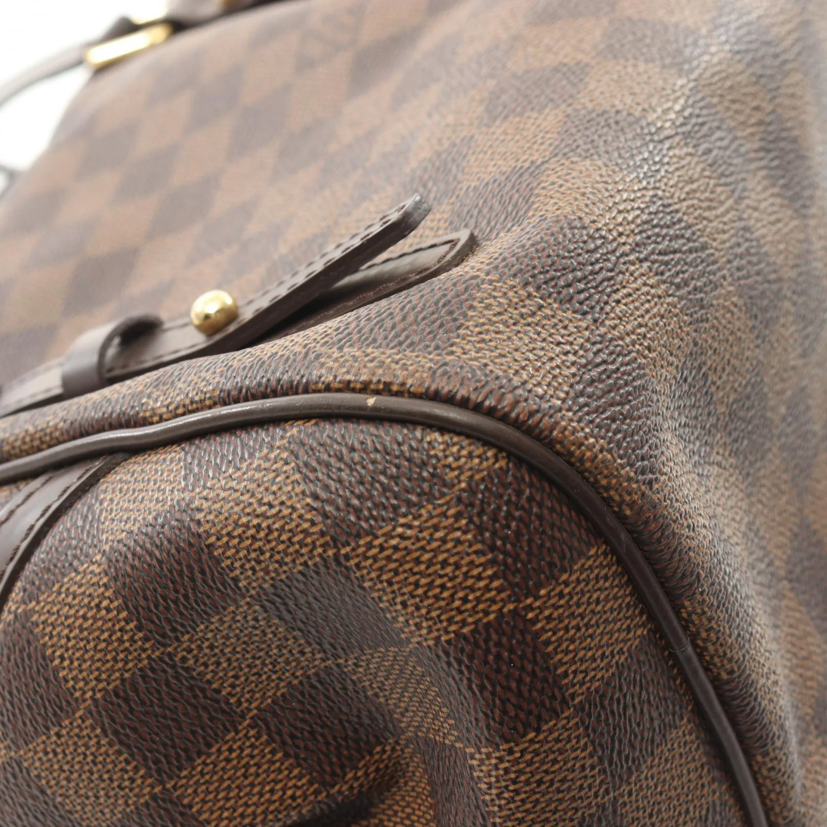 Louis Vuitton Damier Coated Canvas Leather Shoulder Bag