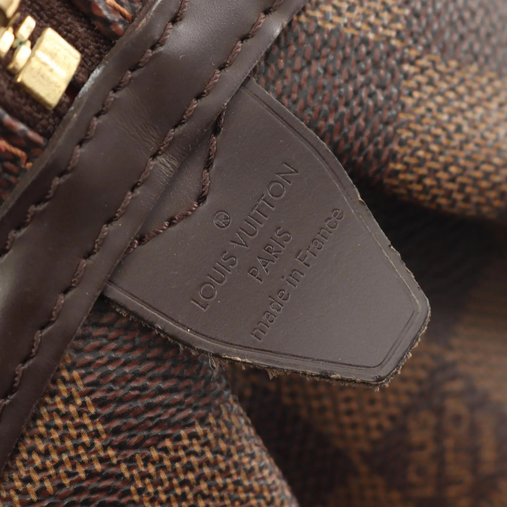 Louis Vuitton Damier Coated Canvas Leather Shoulder Bag