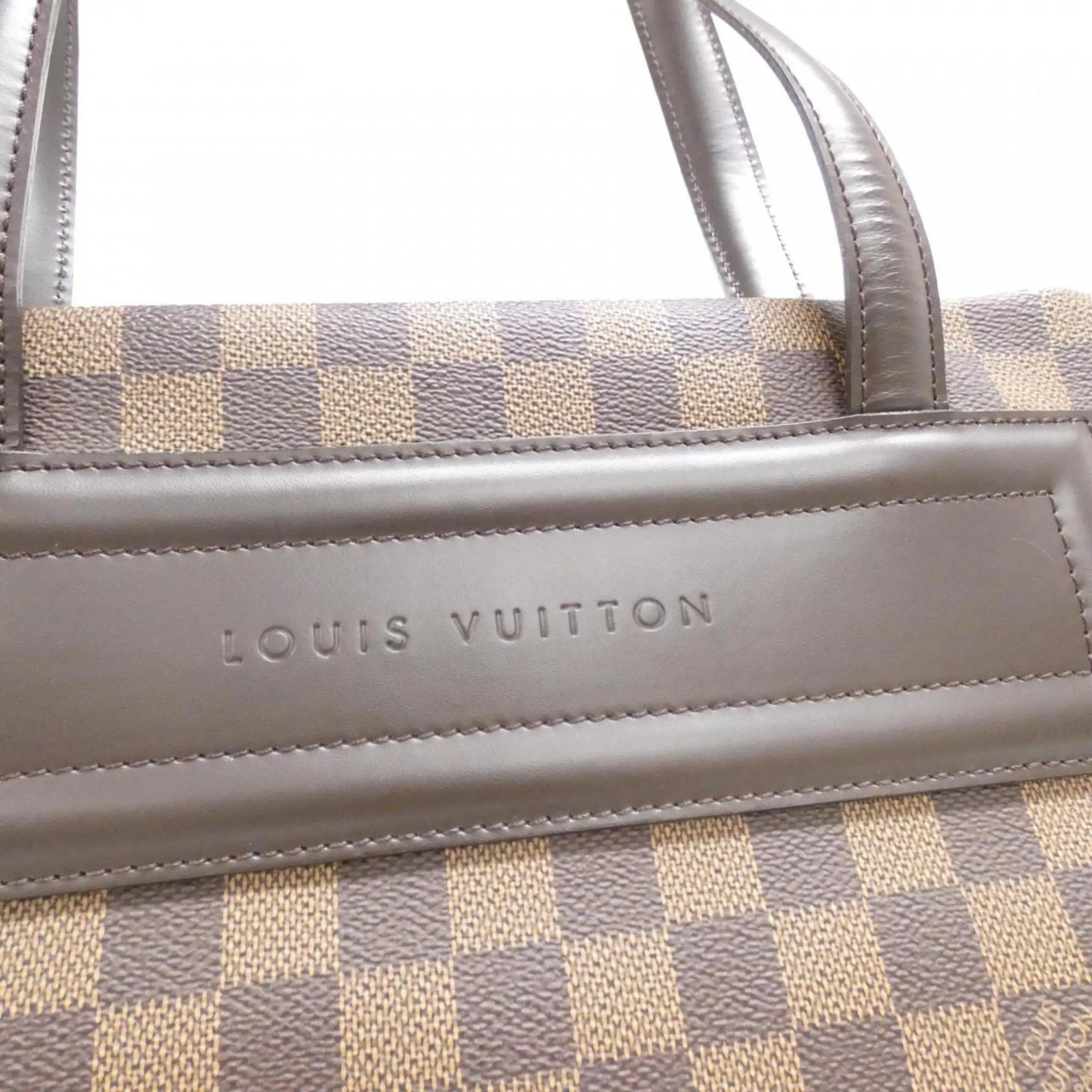 Louis Vuitton Damier Damier Canvas Ebene Damier Canvas Shoulder Bag (Pre-Owned)