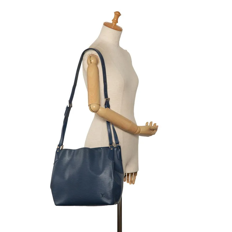 Louis Vuitton Epi Mandala MM Shoulder Bag M5889G Myrtille Blue