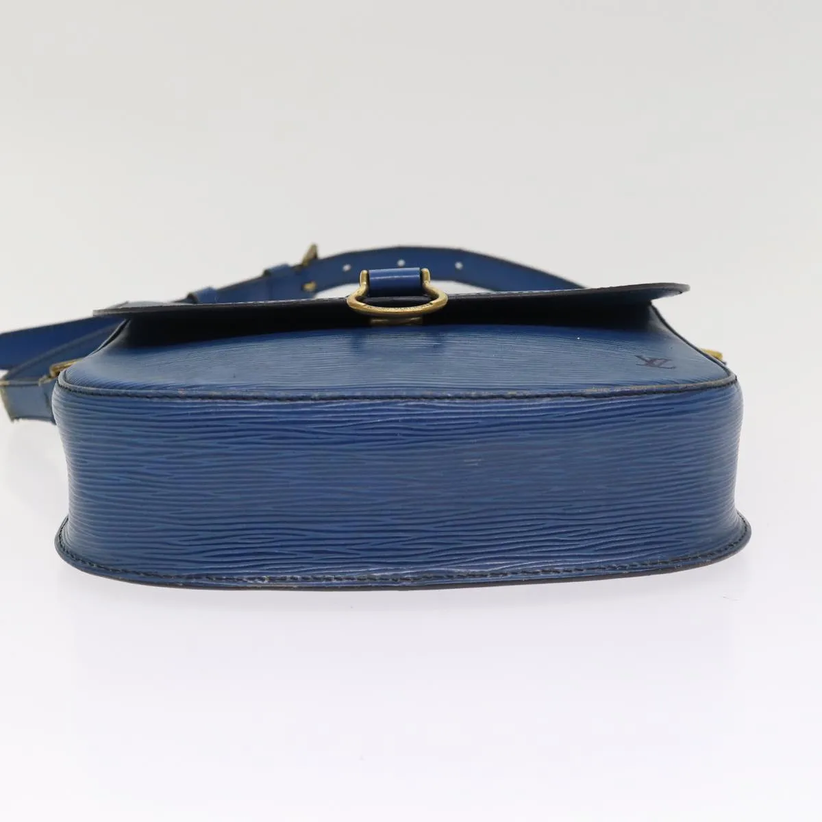 LOUIS VUITTON Epi Saint Cloud GM Shoulder Bag Toledo Blue M52195 LV Auth 87869