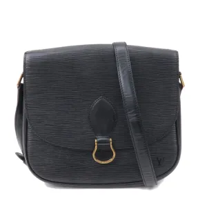 Louis Vuitton Epi Saint Cloud Shoulder Bag Black Noir M52192