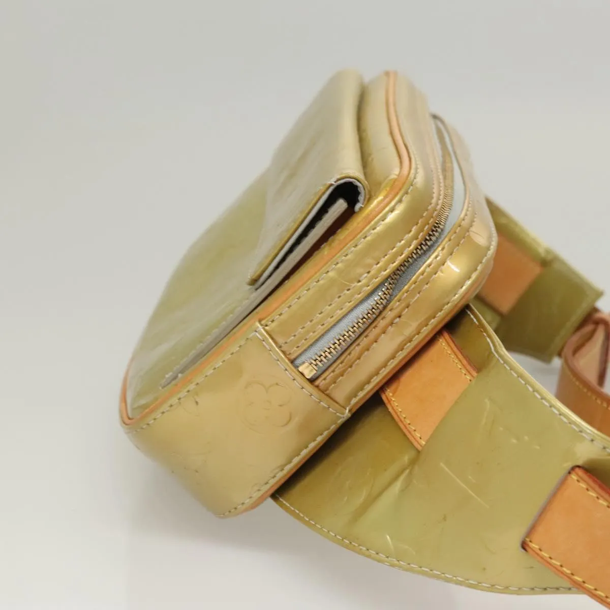 Louis Vuitton Fulton Patent Leather Shoulder Bag (Pre-Owned)