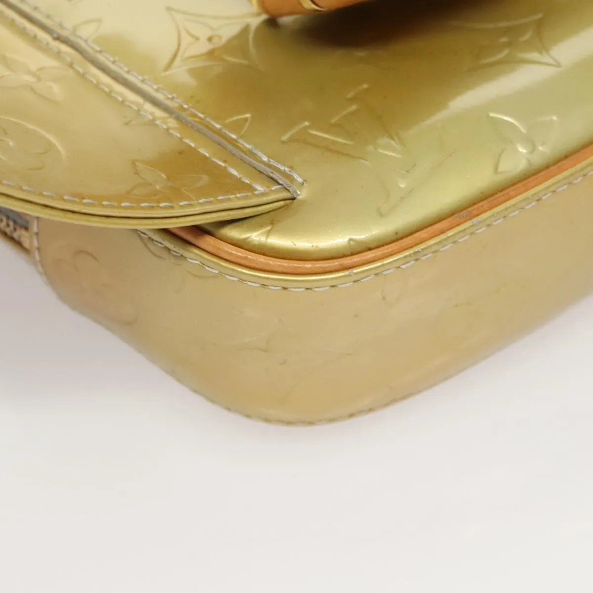 Louis Vuitton Fulton Patent Leather Shoulder Bag (Pre-Owned)