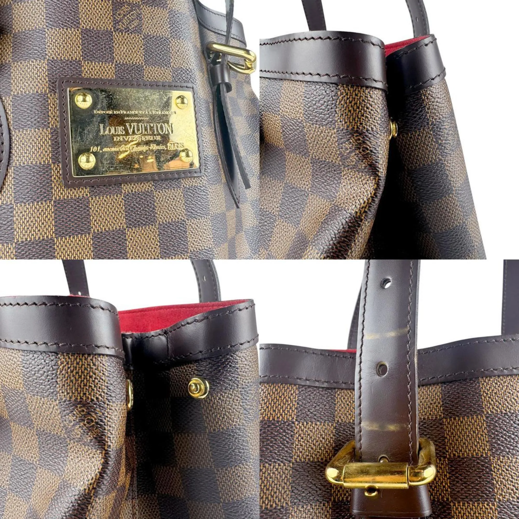 Louis Vuitton Hampstead Canvas Shoulder Bag (Pre-Owned)