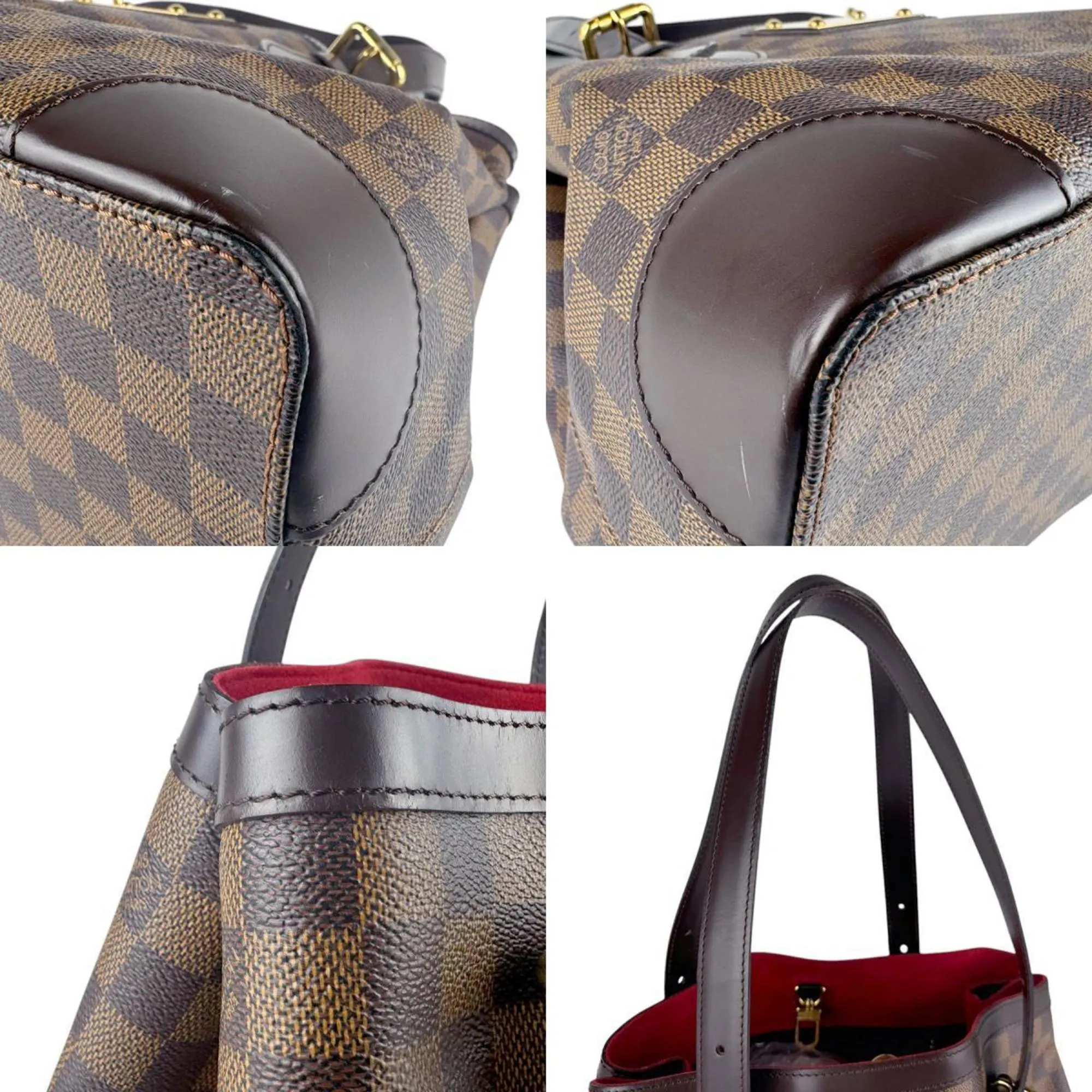 Louis Vuitton Hampstead Canvas Shoulder Bag (Pre-Owned)