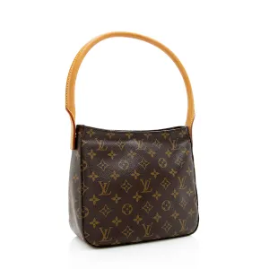 Louis Vuitton Monogram Canvas Looping MM Shoulder Bag (SHF-17841)