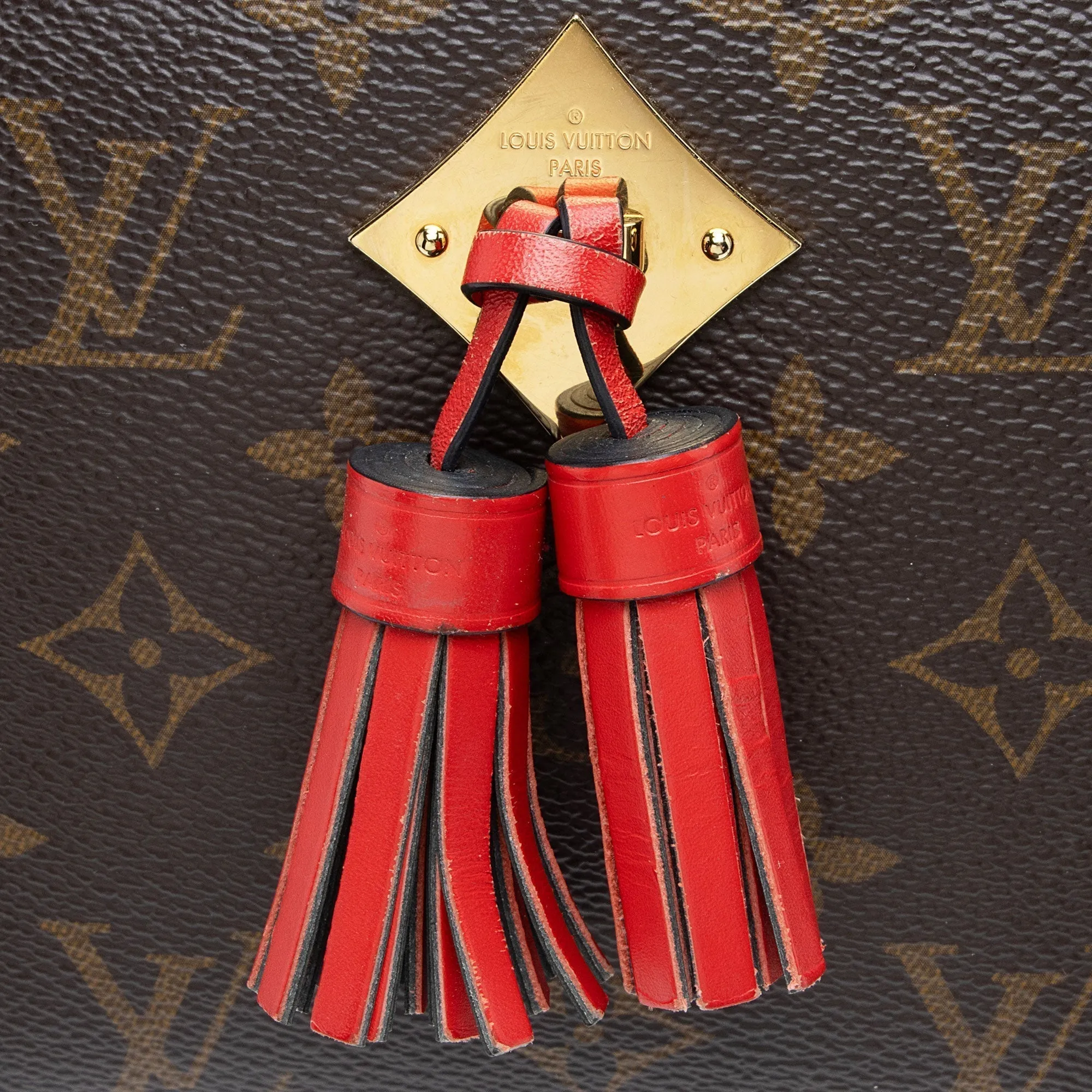 Louis Vuitton Monogram Canvas Saintonge Shoulder Bag (SHF-ocuBDh)