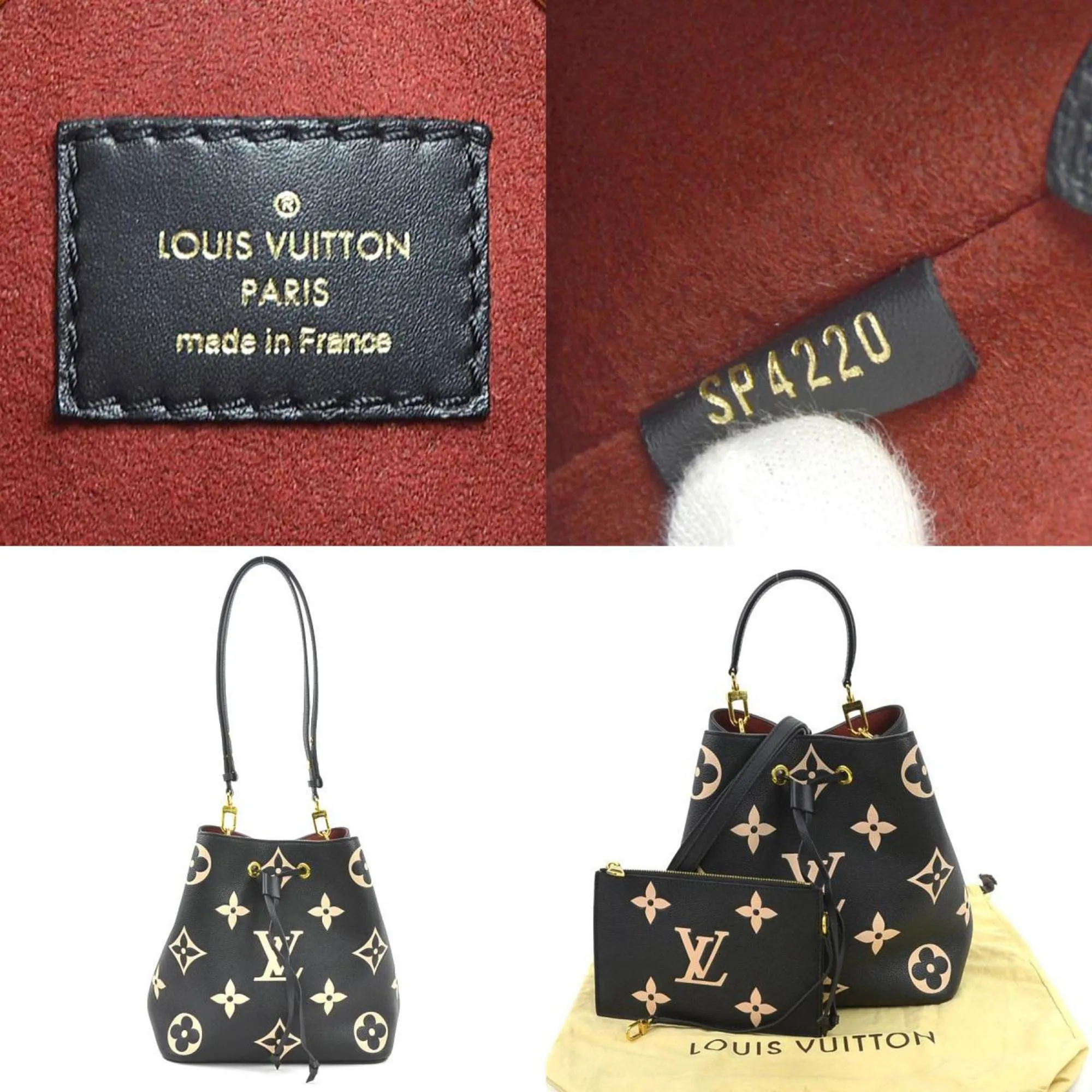 Louis Vuitton  Monogram Empreinte Handbag Pouch Shoulder Bag (Pre-Owned)