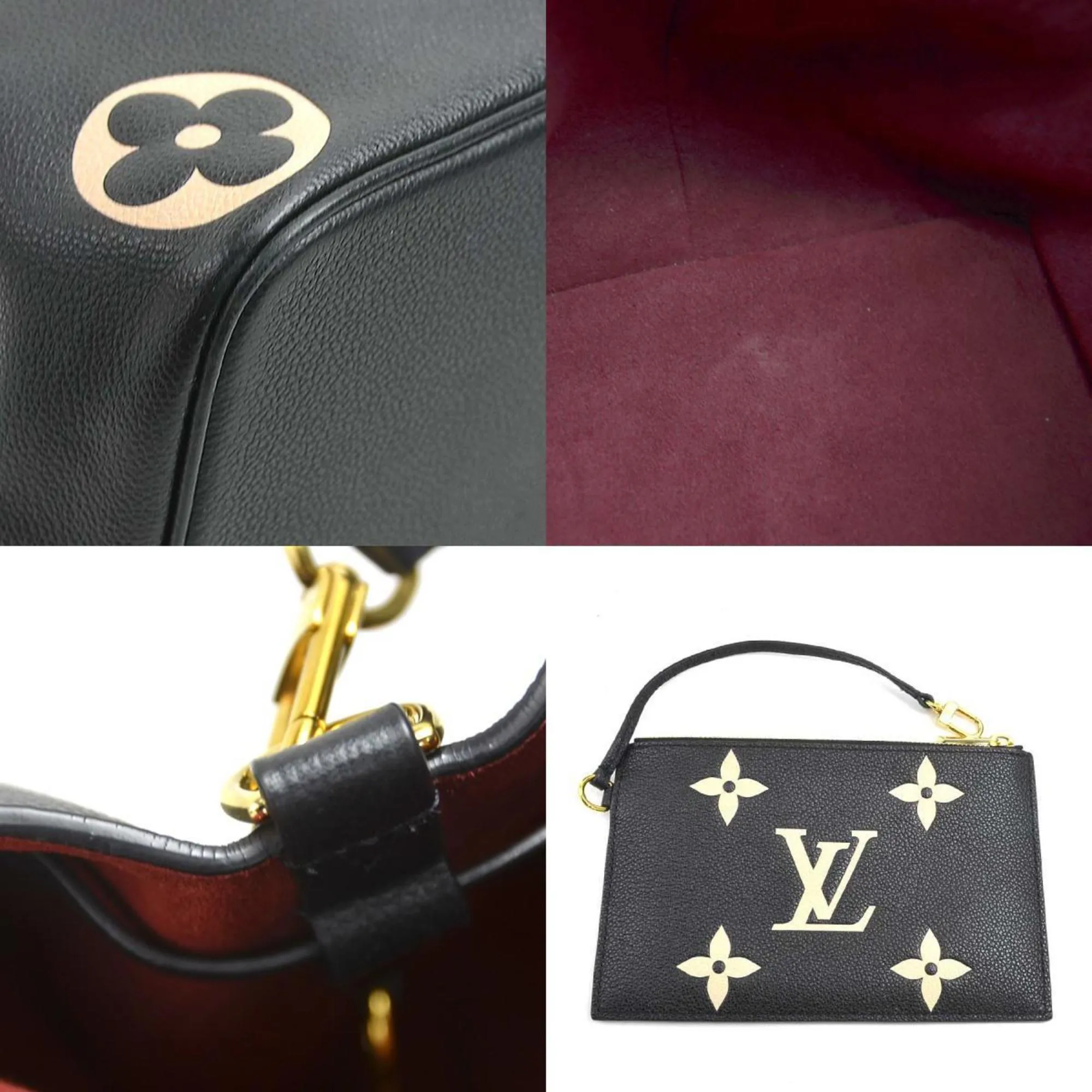 Louis Vuitton  Monogram Empreinte Handbag Pouch Shoulder Bag (Pre-Owned)