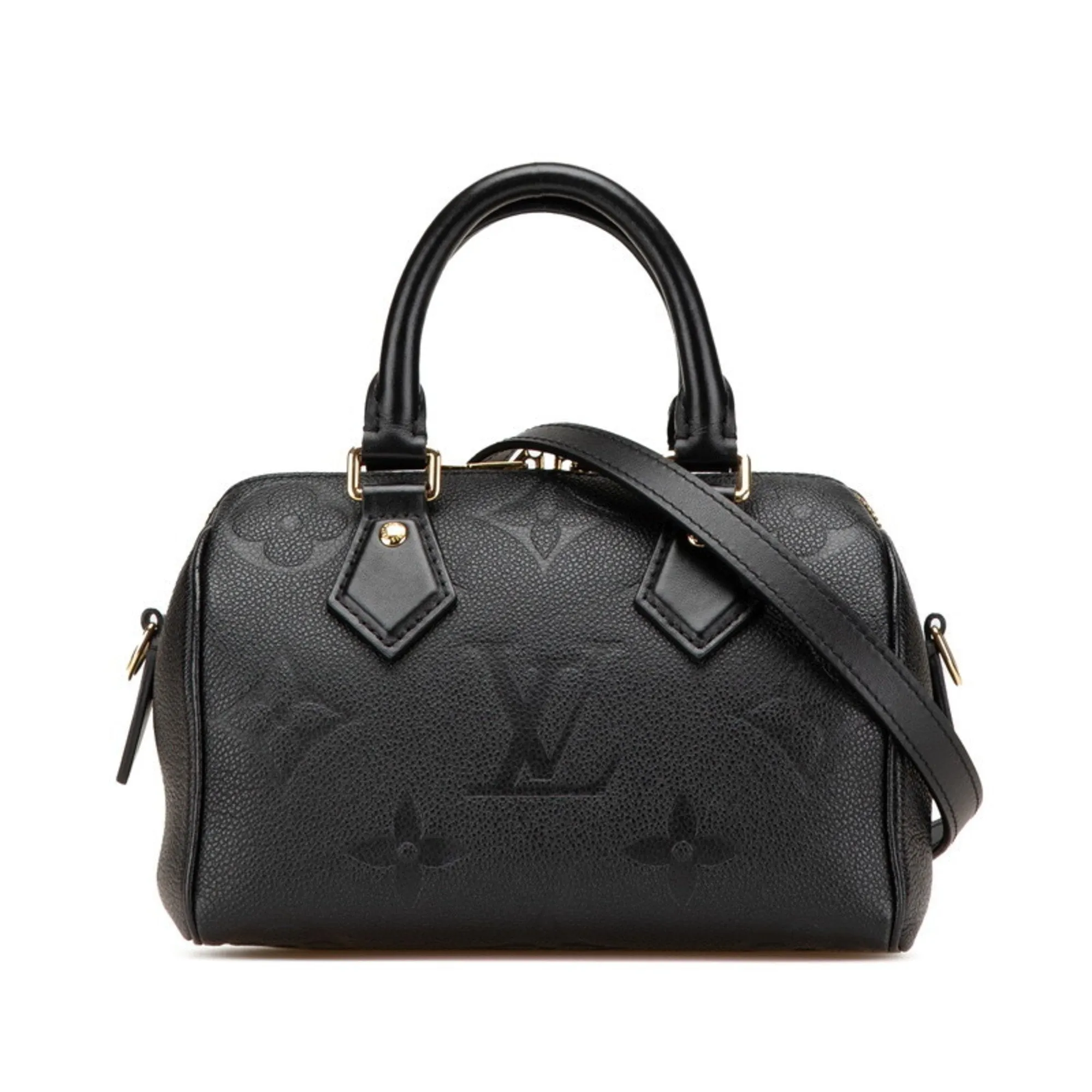 Louis Vuitton Monogram Empreinte Noir Leather Handbag Shoulder Bag (Pre-Owned)