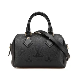 Louis Vuitton Monogram Empreinte Noir Leather Handbag Shoulder Bag (Pre-Owned)