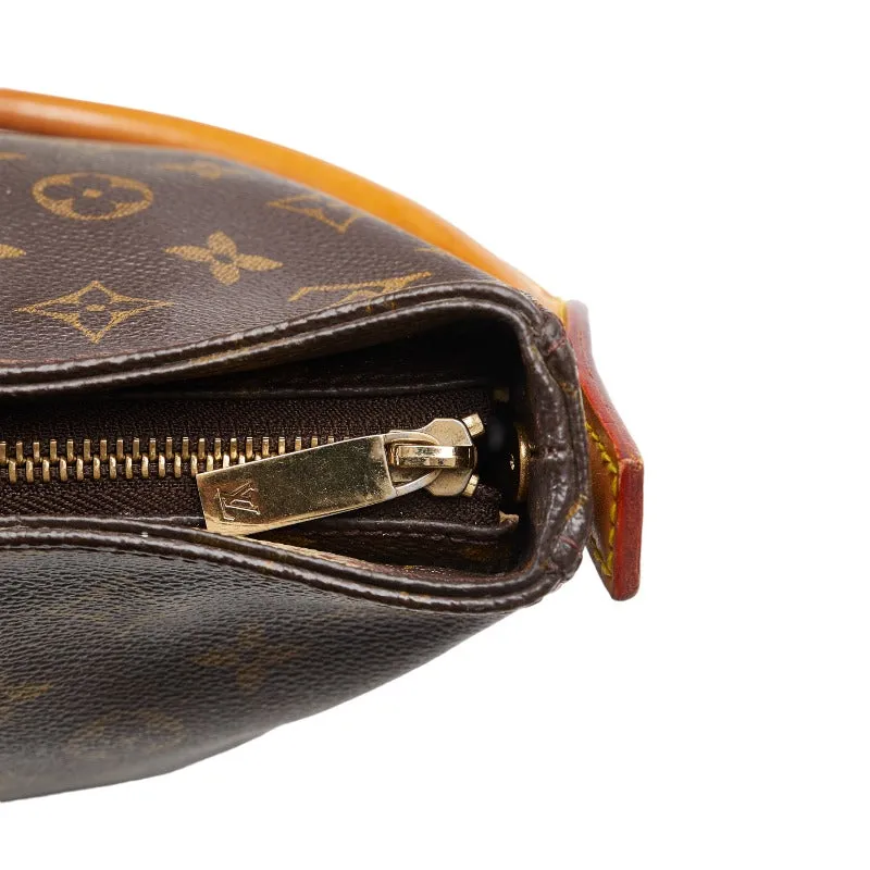 Louis Vuitton Monogram Looping GM Shoulder Bag Handbag M51145 Brown