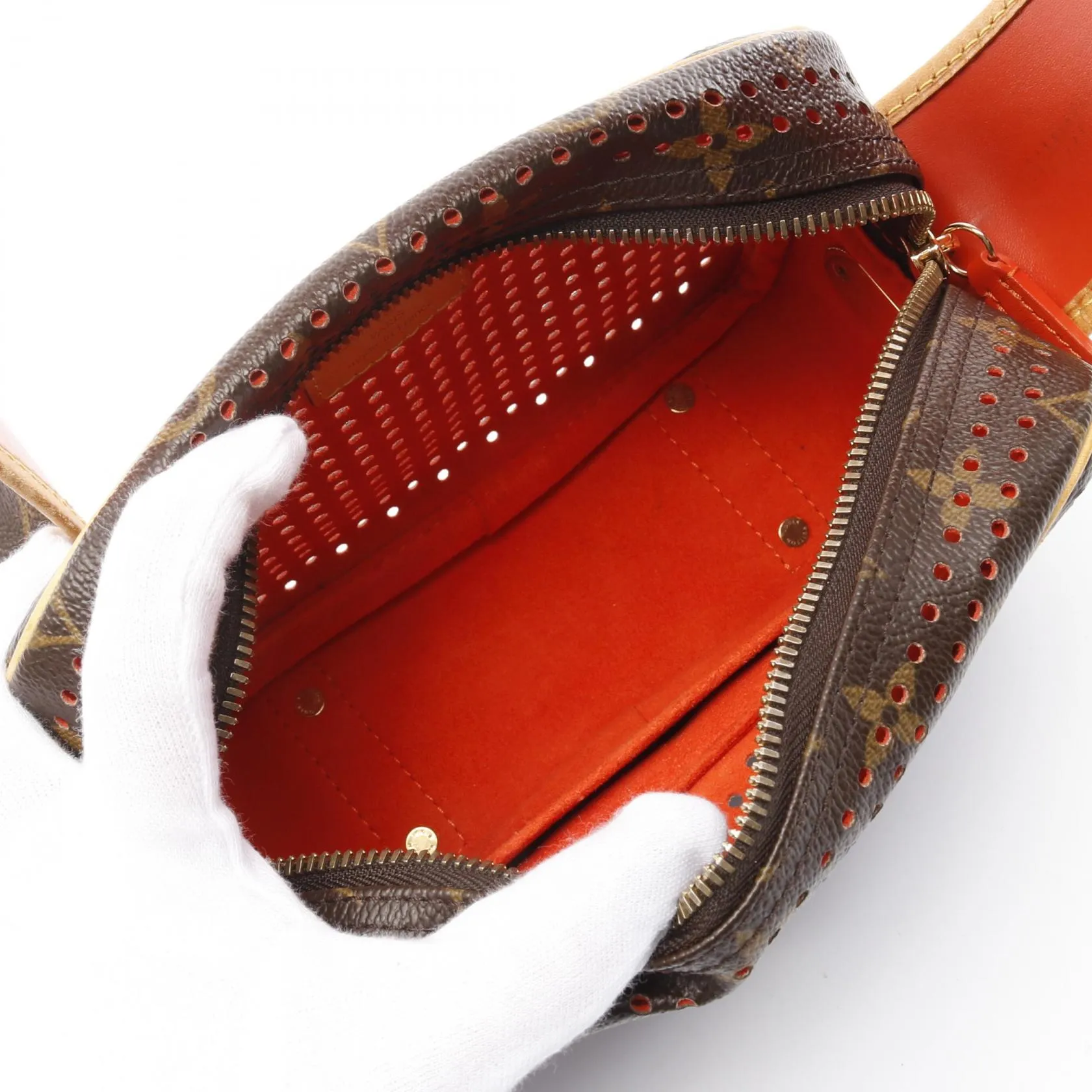 Louis Vuitton Monogram Perfo Mini Trocadero Shoulder Bag