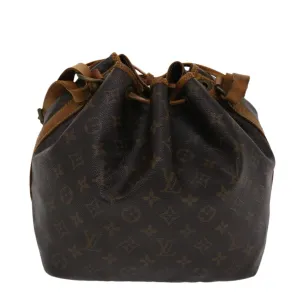LOUIS VUITTON Monogram Petit Noe Shoulder Bag M42226 LV  th3802