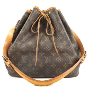 Louis Vuitton Monogram Petit Noe Shoulder Bag M42226