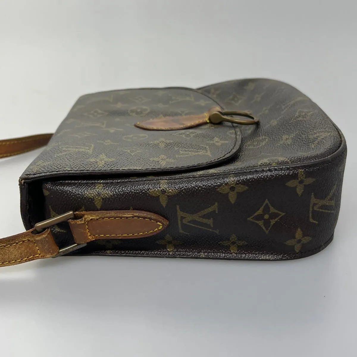 LOUIS VUITTON Monogram Saint Cloud GM Shoulder Bag M51242 LV Auth ki2327