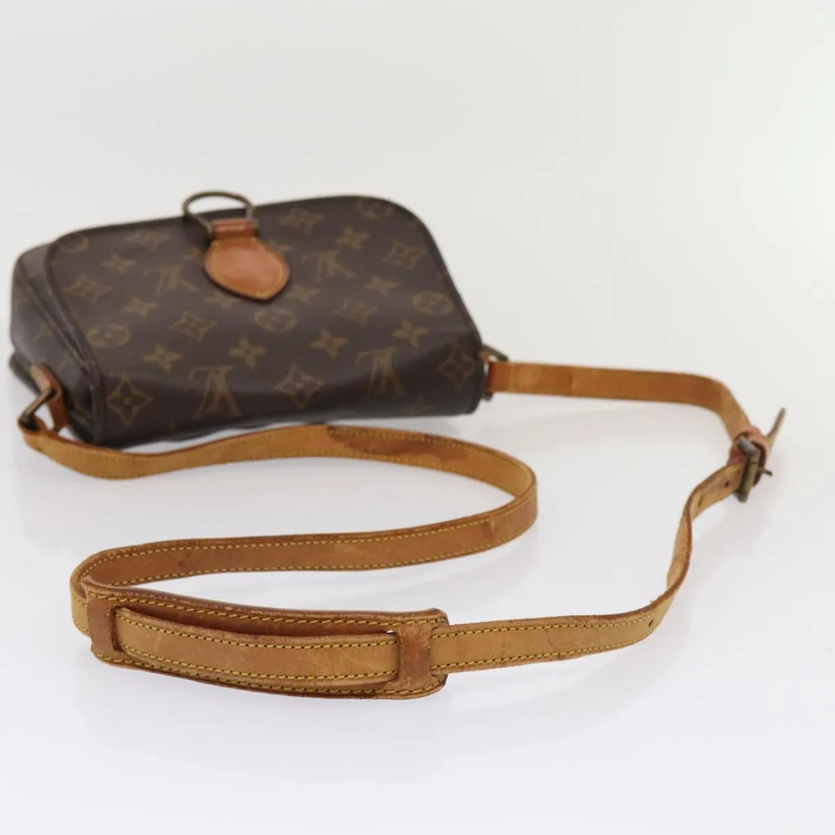 LOUIS VUITTON Monogram Saint Cloud MM Shoulder Bag M51243 LV Auth 87193