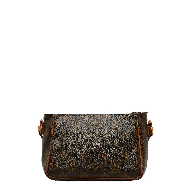 Louis Vuitton Monogram Vivacit?? PM Diagonal Shoulder Bag M51165 Brown