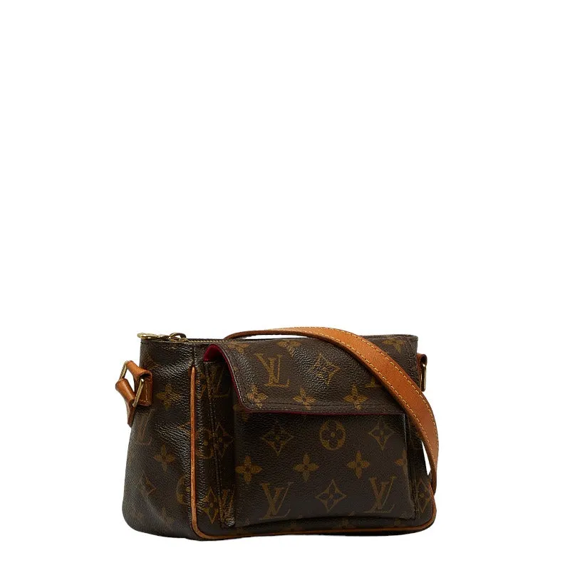 Louis Vuitton Monogram Vivacit?? PM Diagonal Shoulder Bag M51165 Brown