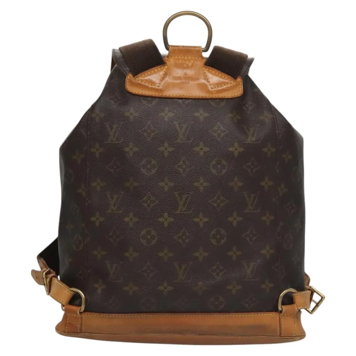 Louis Vuitton Montsouris Canvas Backpack Bag (Pre-Owned)