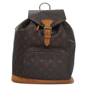 Louis Vuitton Montsouris Canvas Backpack Bag (Pre-Owned)
