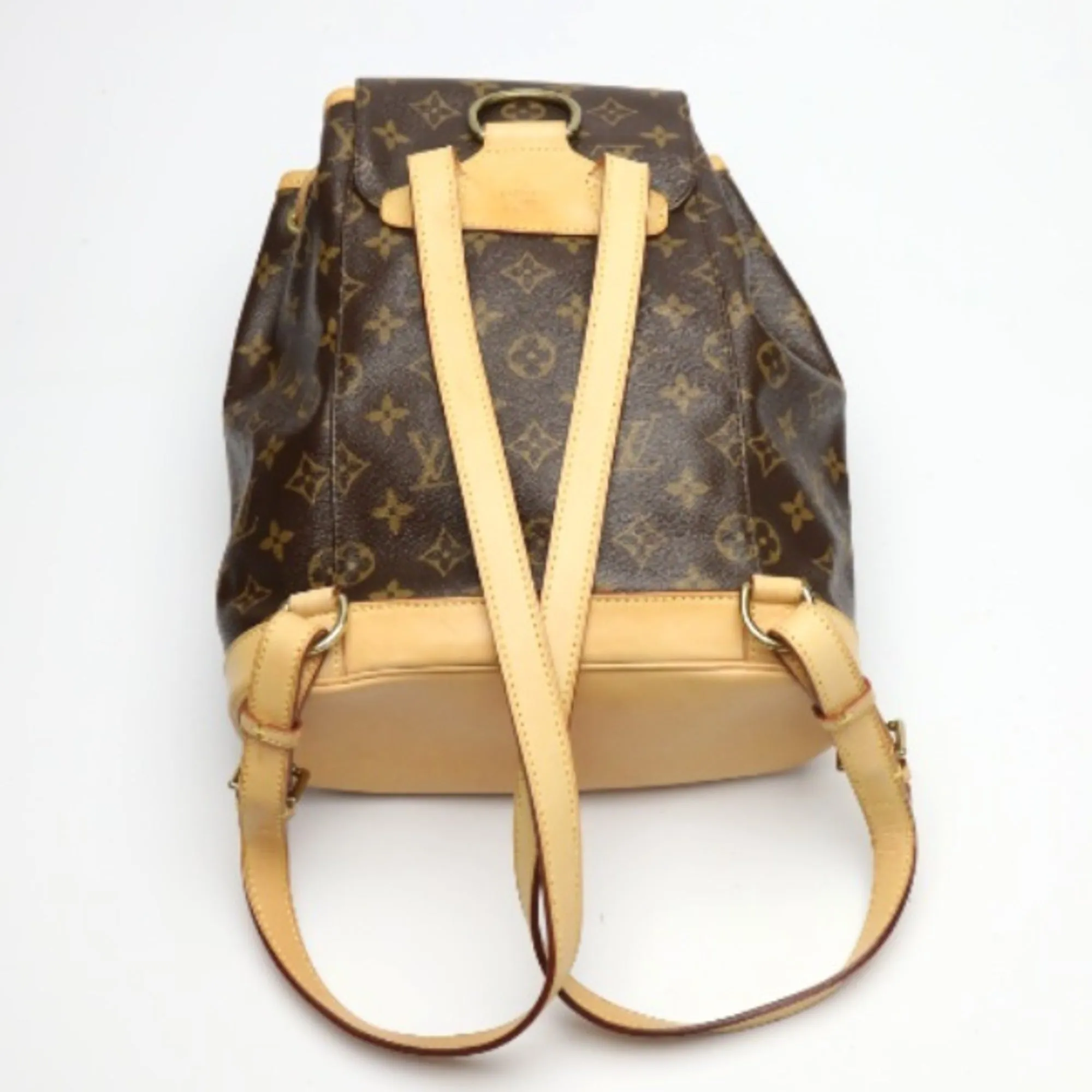 Louis Vuitton Montsouris Canvas Backpack Bag (Pre-Owned)