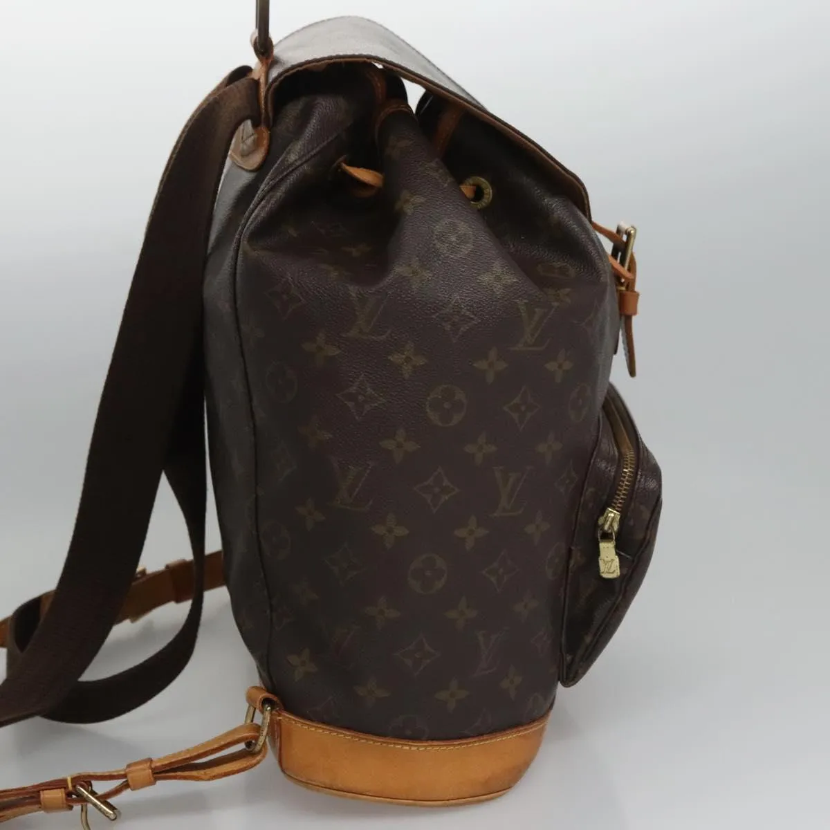 Louis Vuitton Montsouris Canvas Backpack Bag (Pre-Owned)