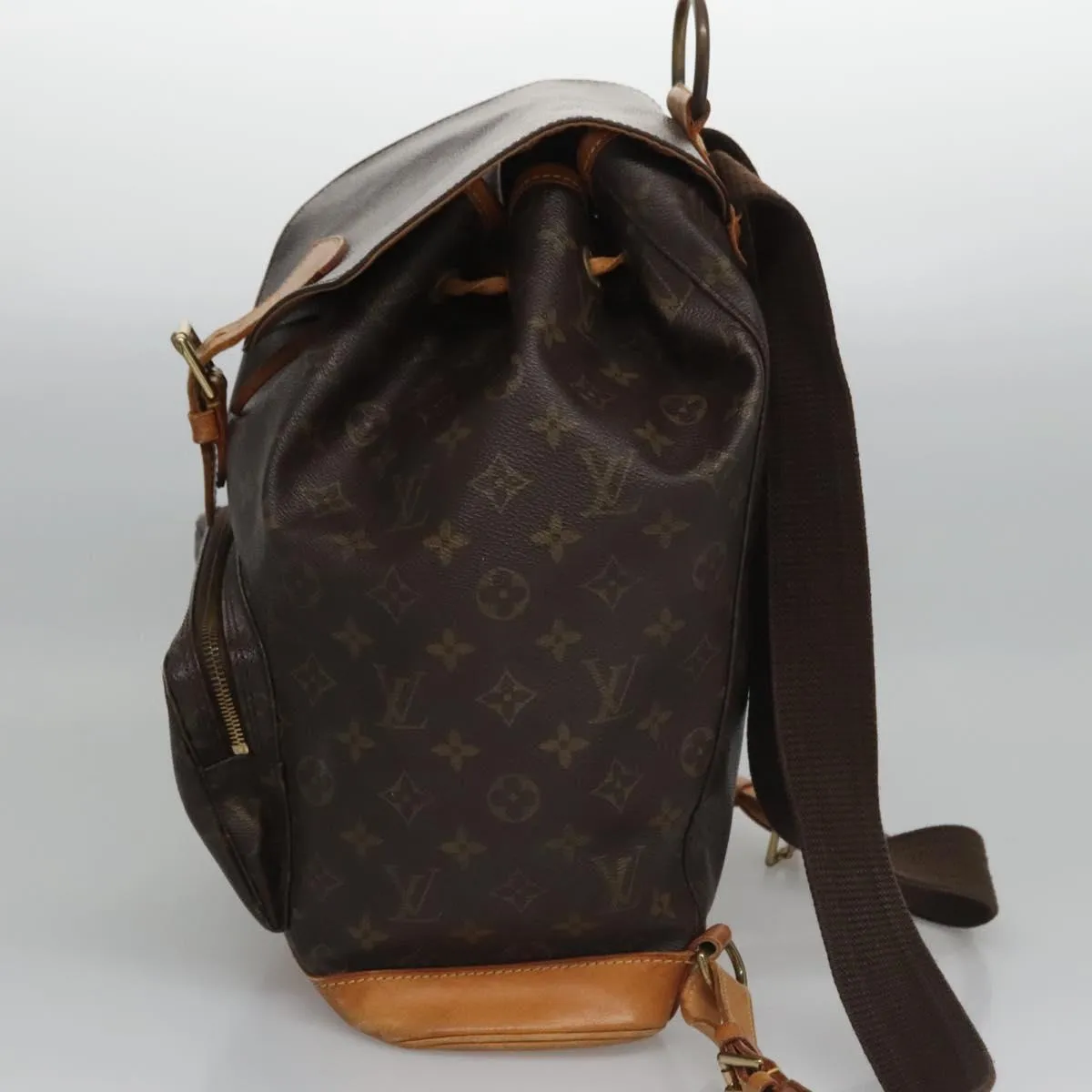 Louis Vuitton Montsouris Canvas Backpack Bag (Pre-Owned)