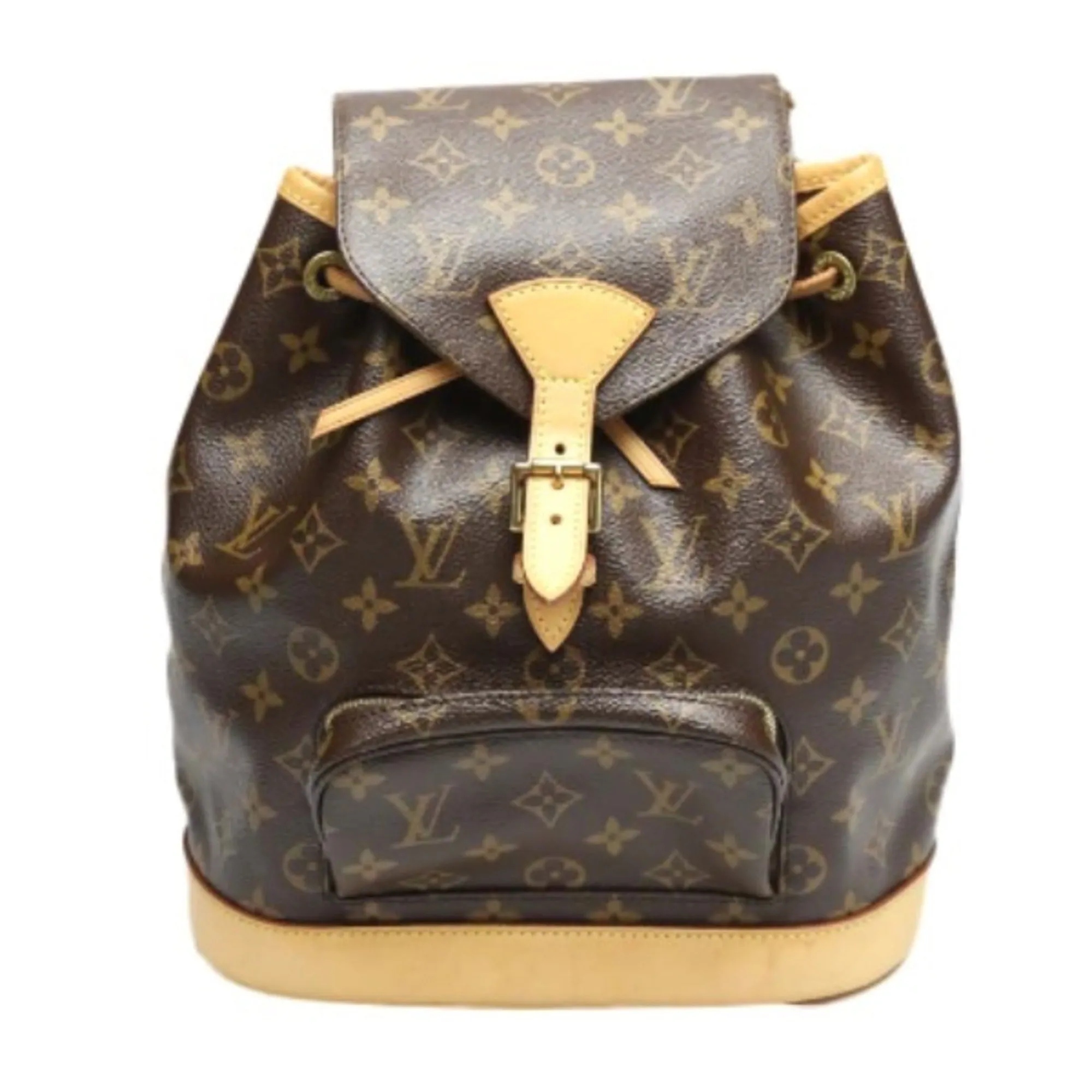 Louis Vuitton Montsouris Canvas Backpack Bag (Pre-Owned)
