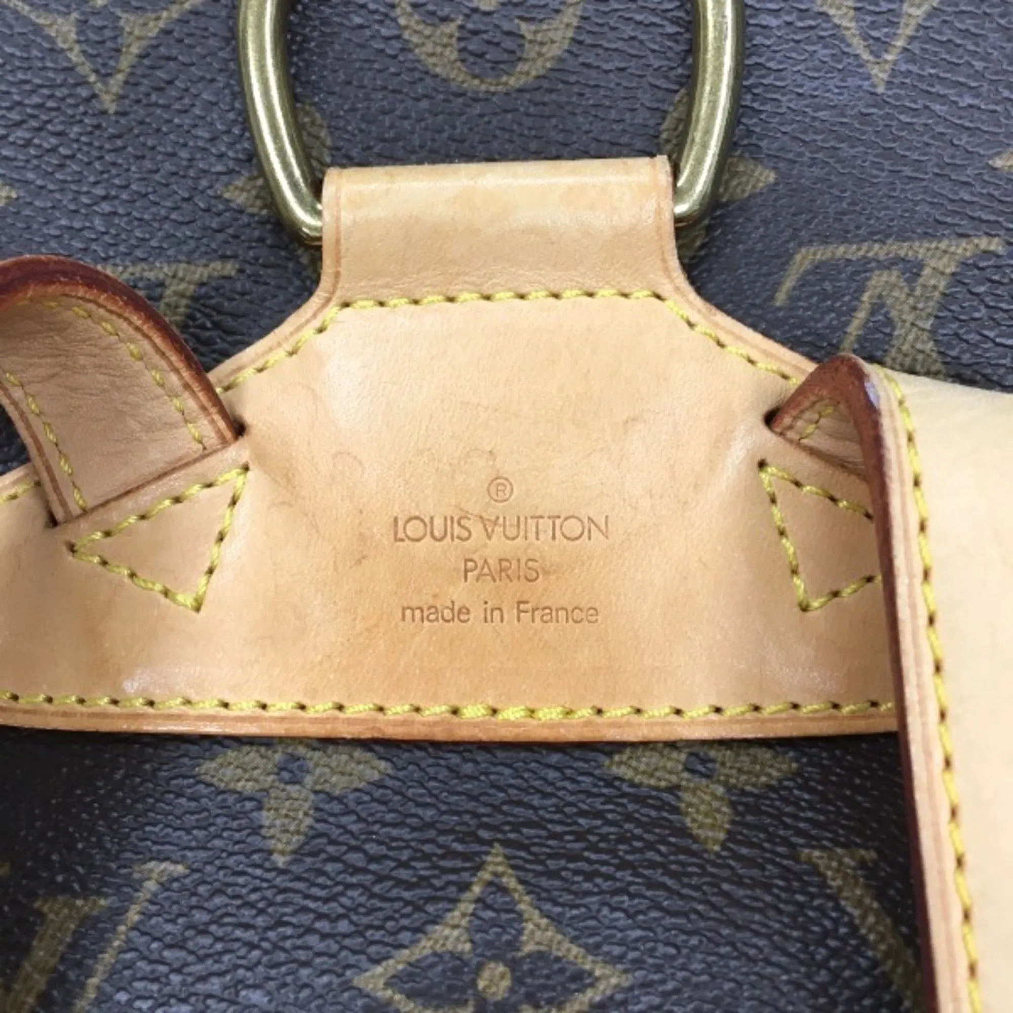 Louis Vuitton Montsouris Canvas Backpack Bag (Pre-Owned)