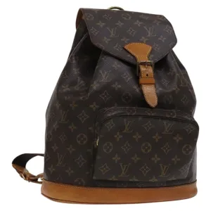 Louis Vuitton Montsouris Canvas Backpack Bag (Pre-Owned)
