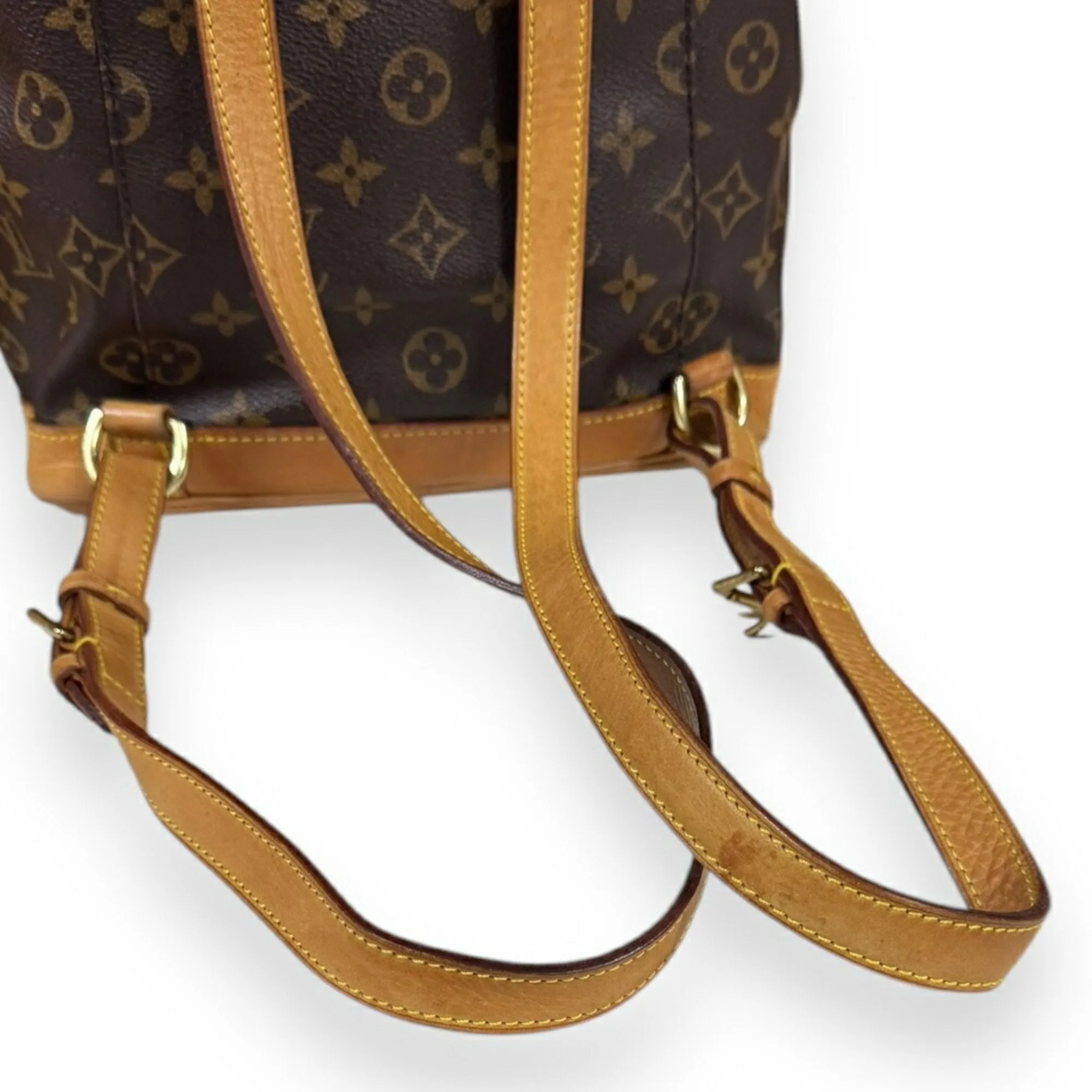 Louis Vuitton Montsouris Mm Canvas Backpack Bag (Pre-Owned)