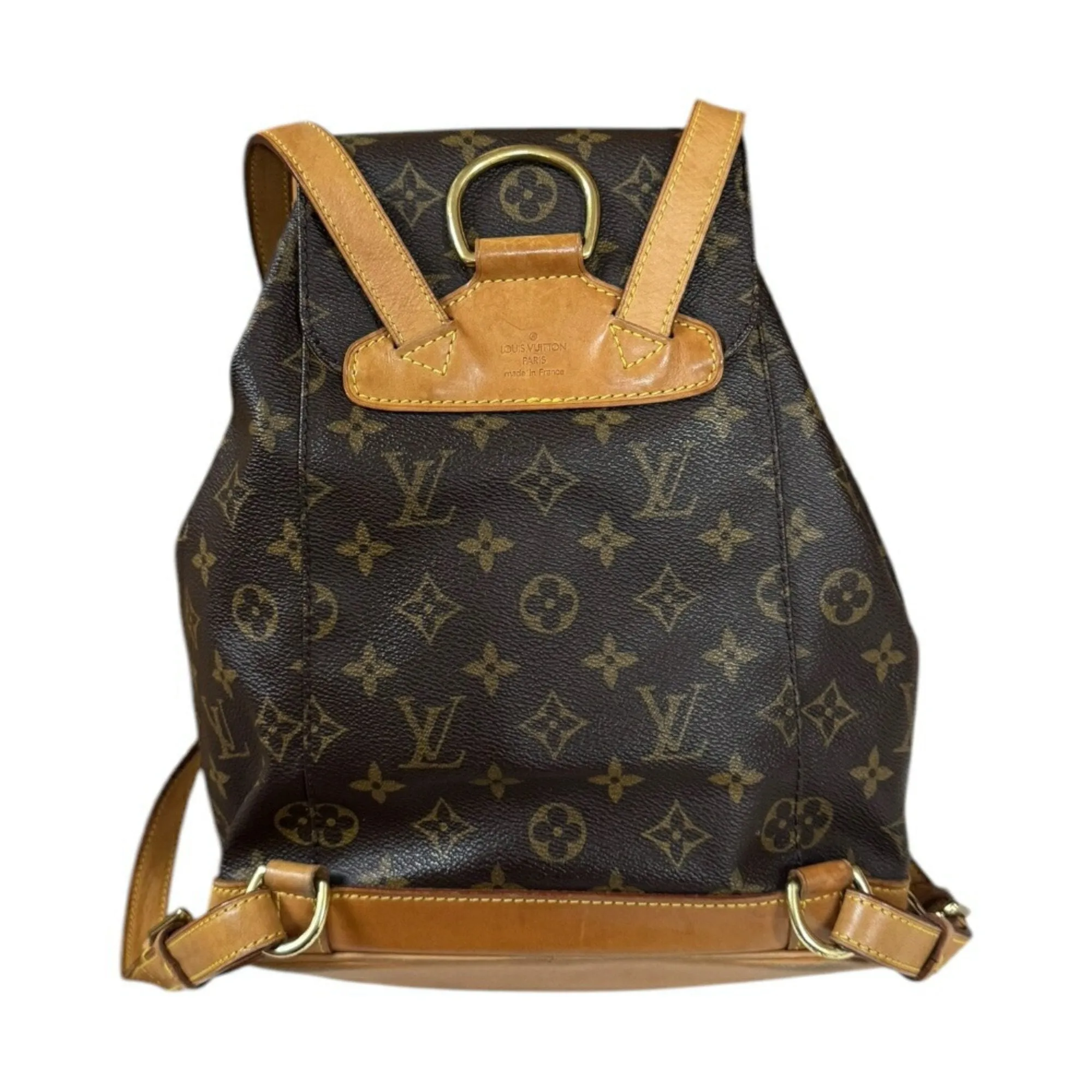 Louis Vuitton Montsouris Mm Canvas Backpack Bag (Pre-Owned)